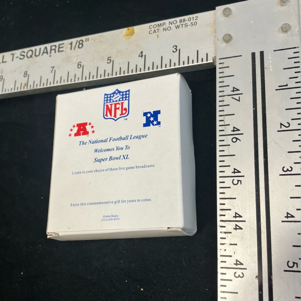 NFL Super Bowl XL Commemorative radio